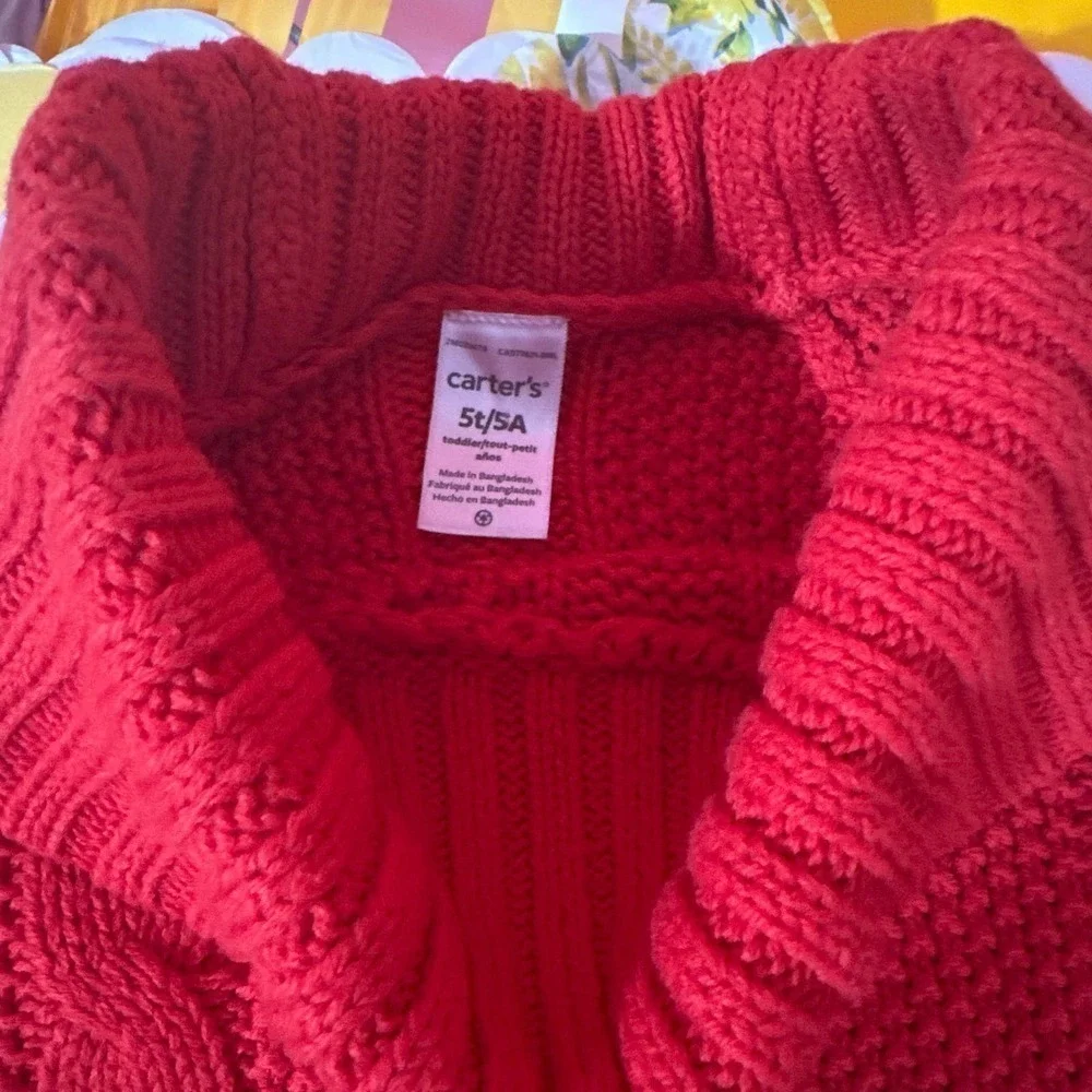 Carter’s sweater cape